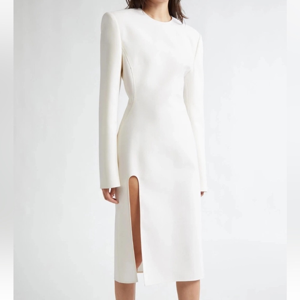 STELLA MCCARTNEY Wool Midi Dress Size 36 - Picture 2 of 16